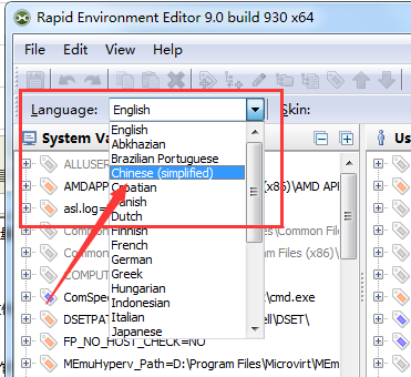 Rapid Environment Editor(ñ༭)