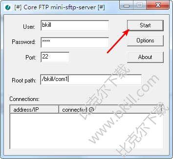 FTP(Core FTP mini-sftp-server)
