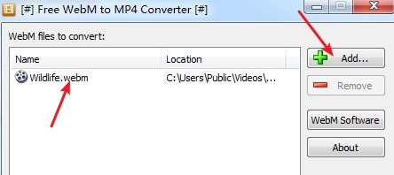 WebMתMP4ת(Free WebM to MP4 Converter)